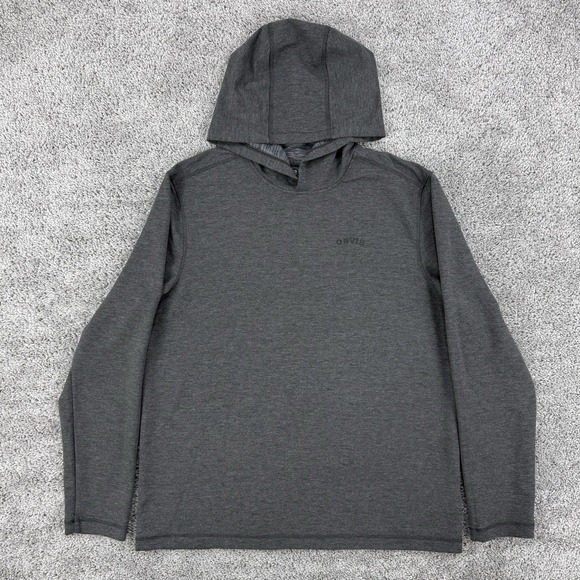 Orvis Other - Orvis Hoodie Pullover Men's M Gray Classic Collection Soft Stretch